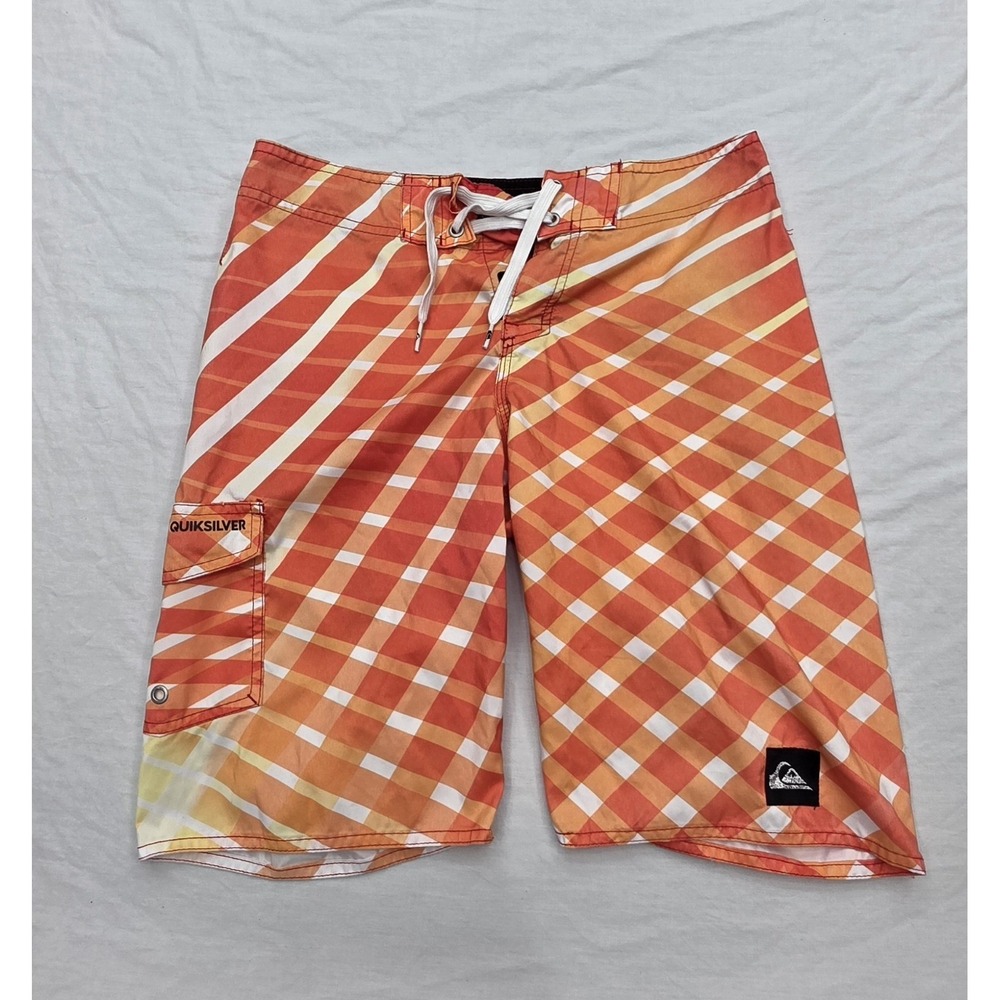 Quiksilver Orange Board Shorts‎ Size 26